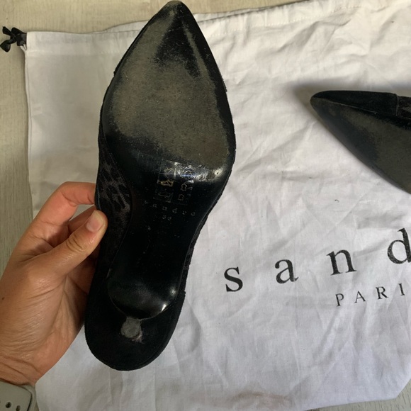 Sandro Pumps with sheer leopard detailing - Picture 4 of 6